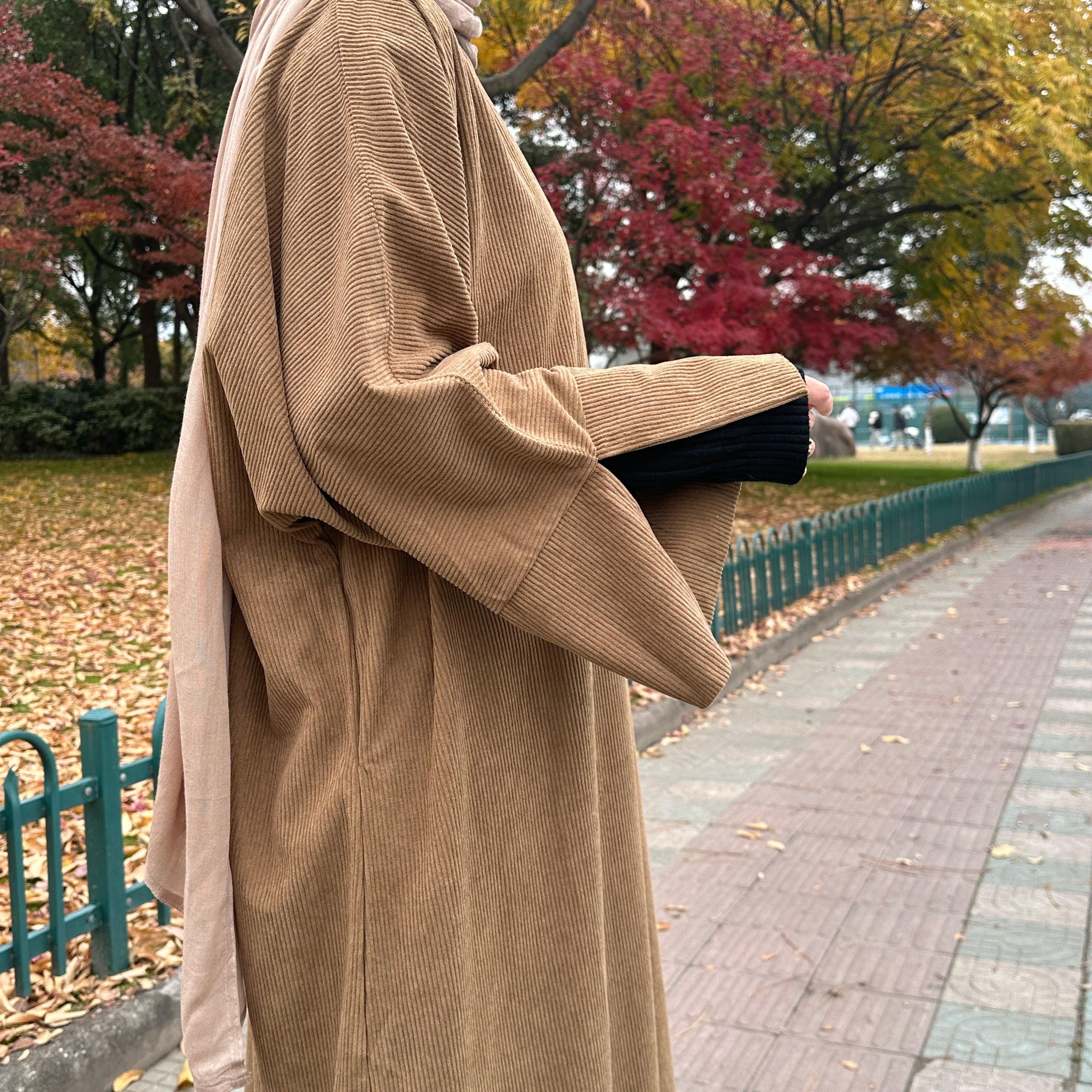 Winter Corduroy Basic Khalisa Abaya (NCA003)
