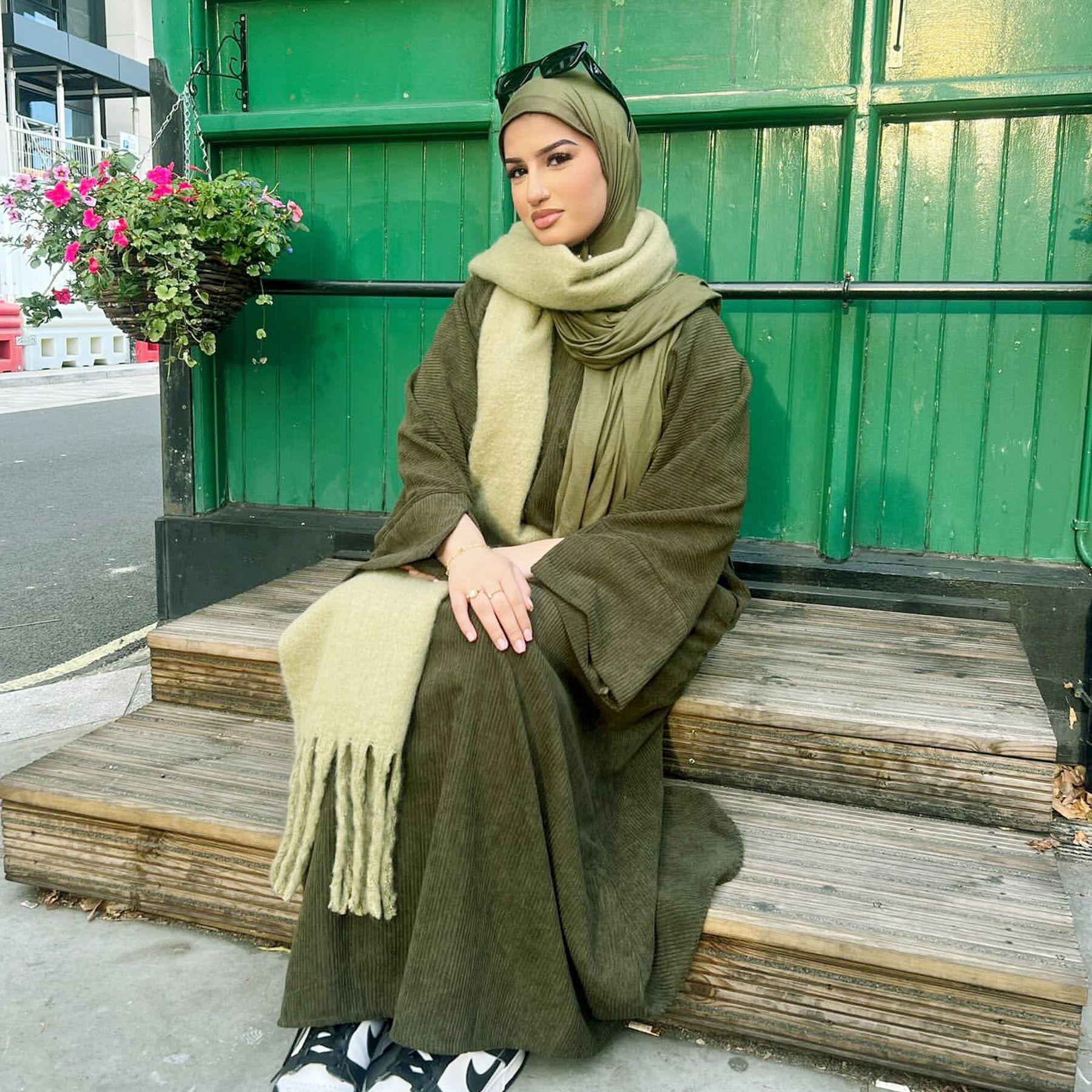 Winter Corduroy Basic Khalisa Abaya (NCA003)