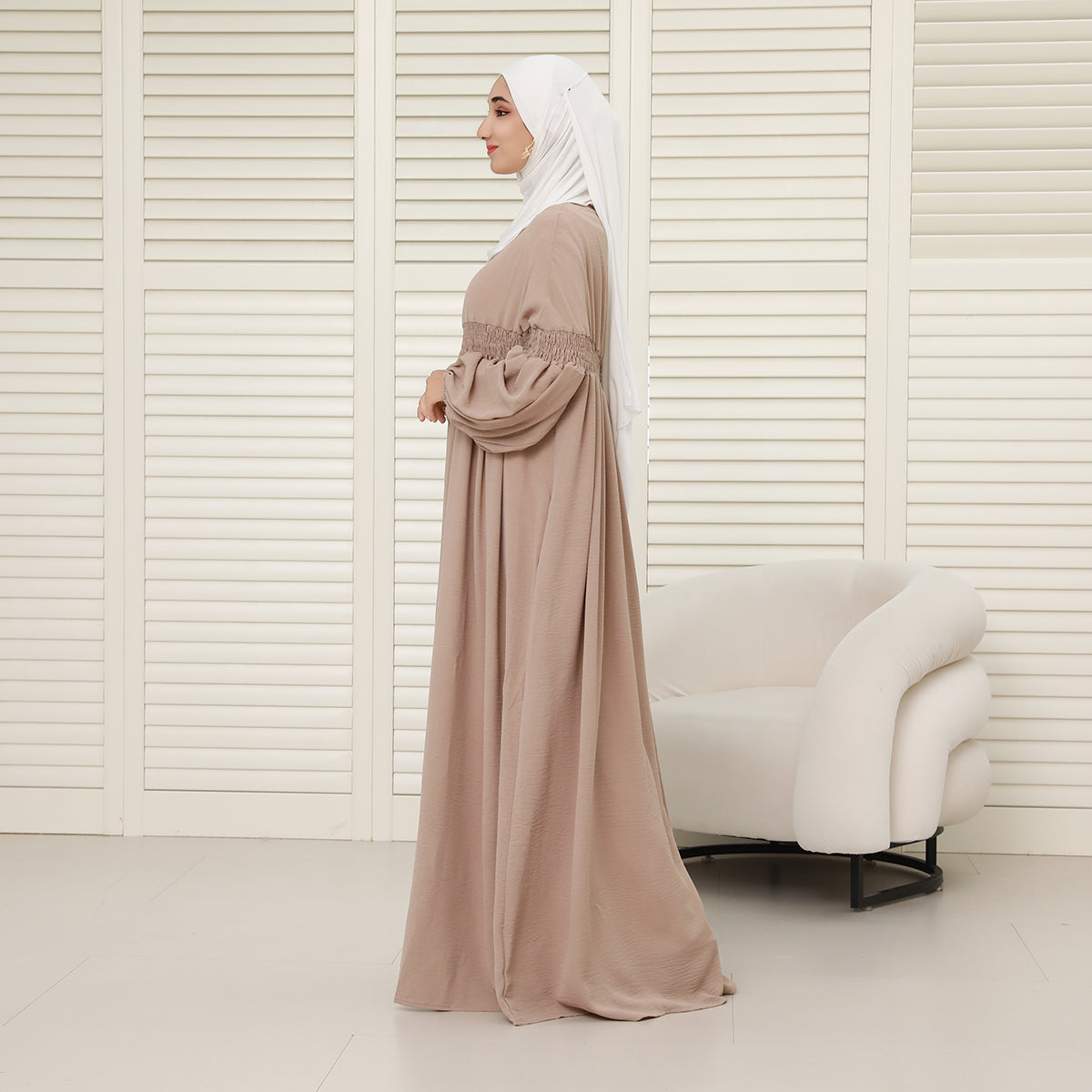 CEY Oversized Modest Abaya – Loose Fit, No Shape, Lightweight Comfort (NCA008)