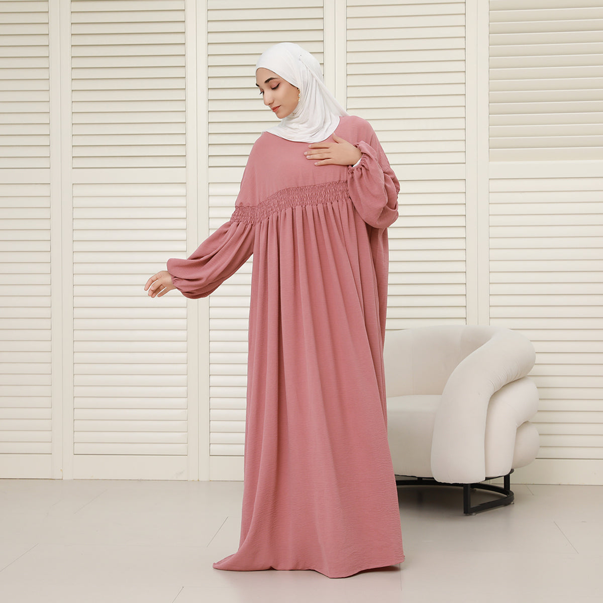 CEY Oversized Modest Abaya – Loose Fit, No Shape, Lightweight Comfort (NCA008)