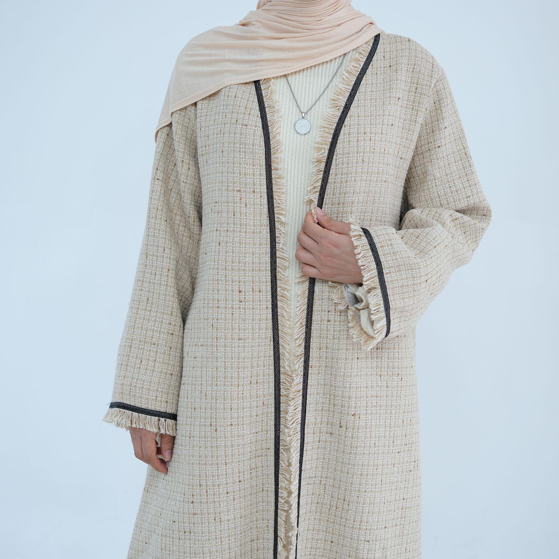Chic Autumn/Winter Hajna Open Abaya (NCO001)