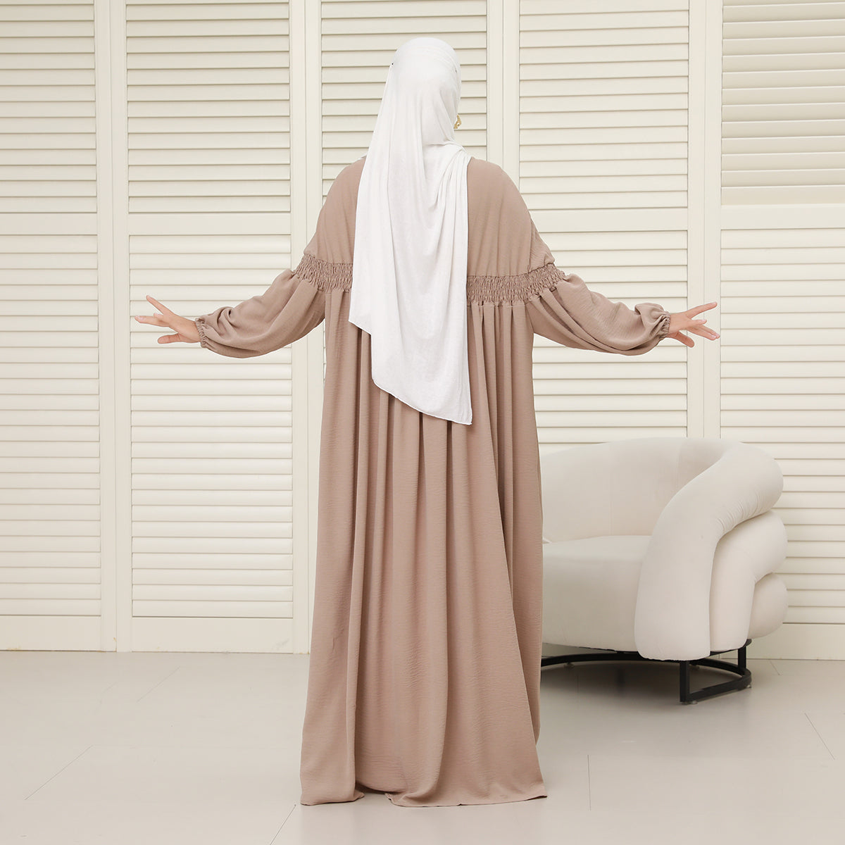 CEY Oversized Modest Abaya – Loose Fit, No Shape, Lightweight Comfort (NCA008)