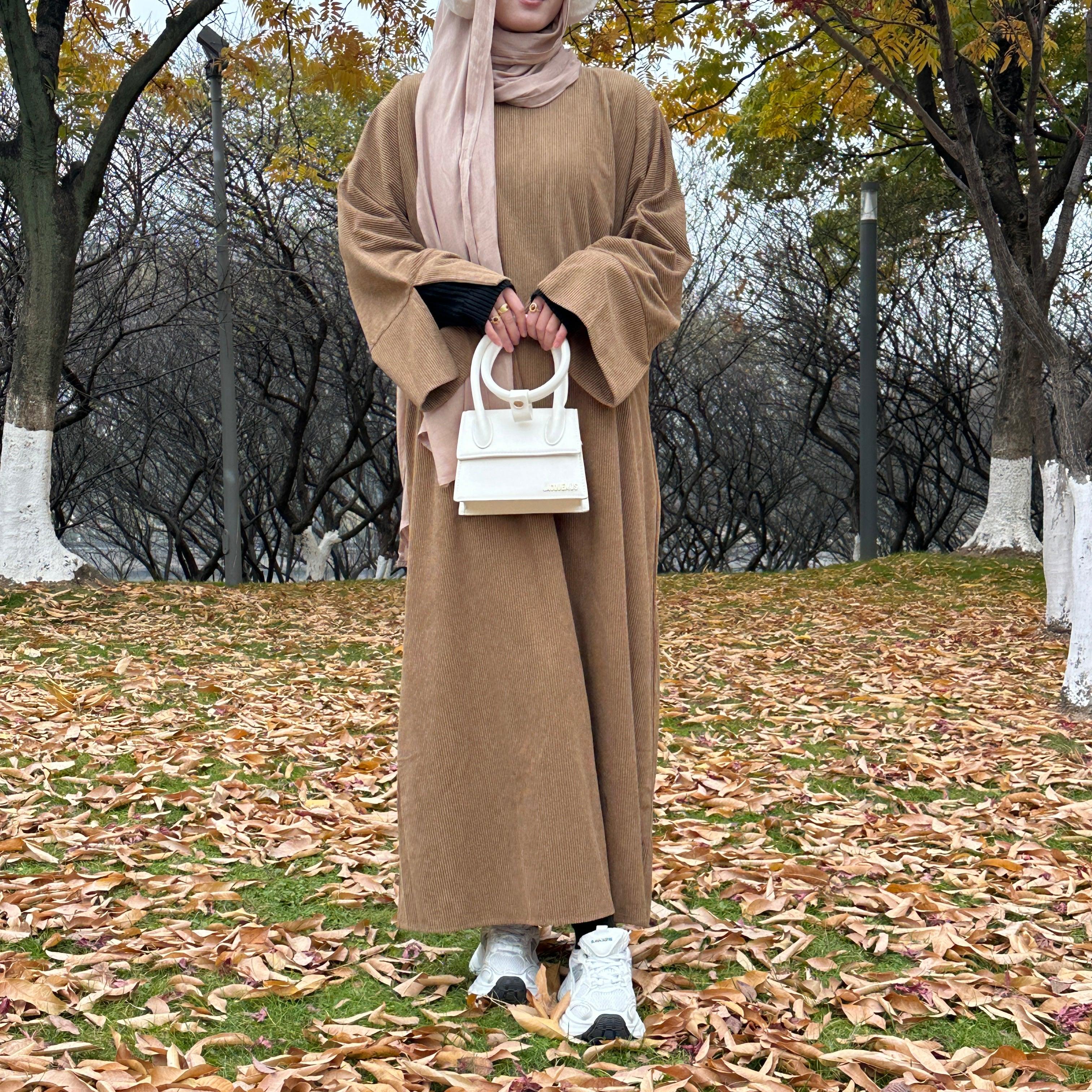 Winter Corduroy Basic Khalisa Abaya (NCA003)