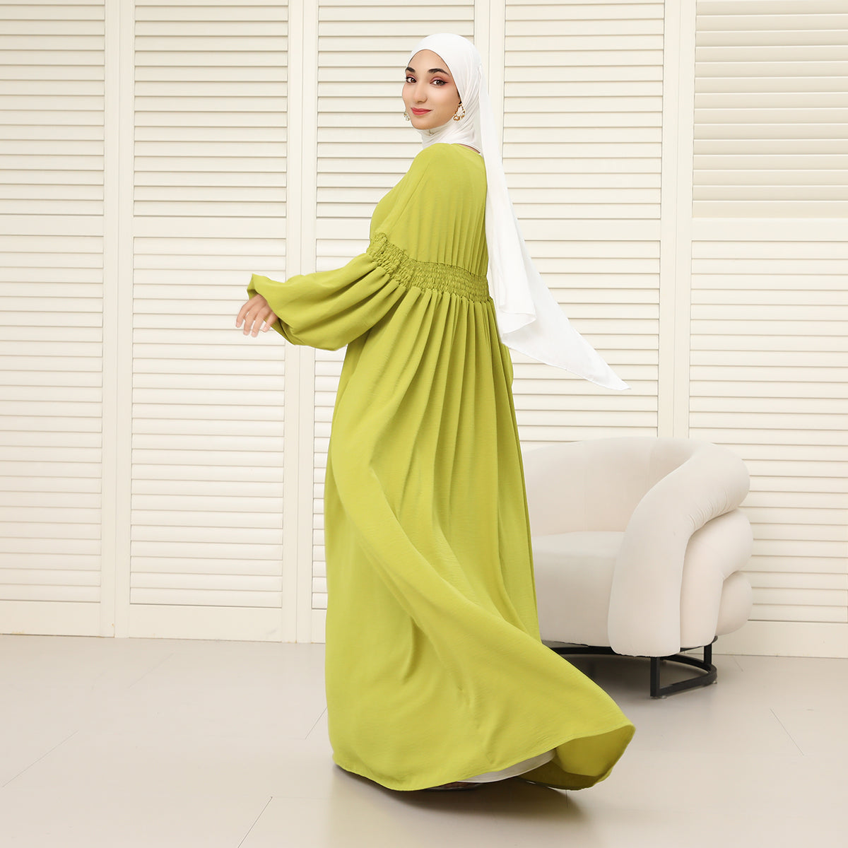 CEY Oversized Modest Abaya – Loose Fit, No Shape, Lightweight Comfort (NCA008)