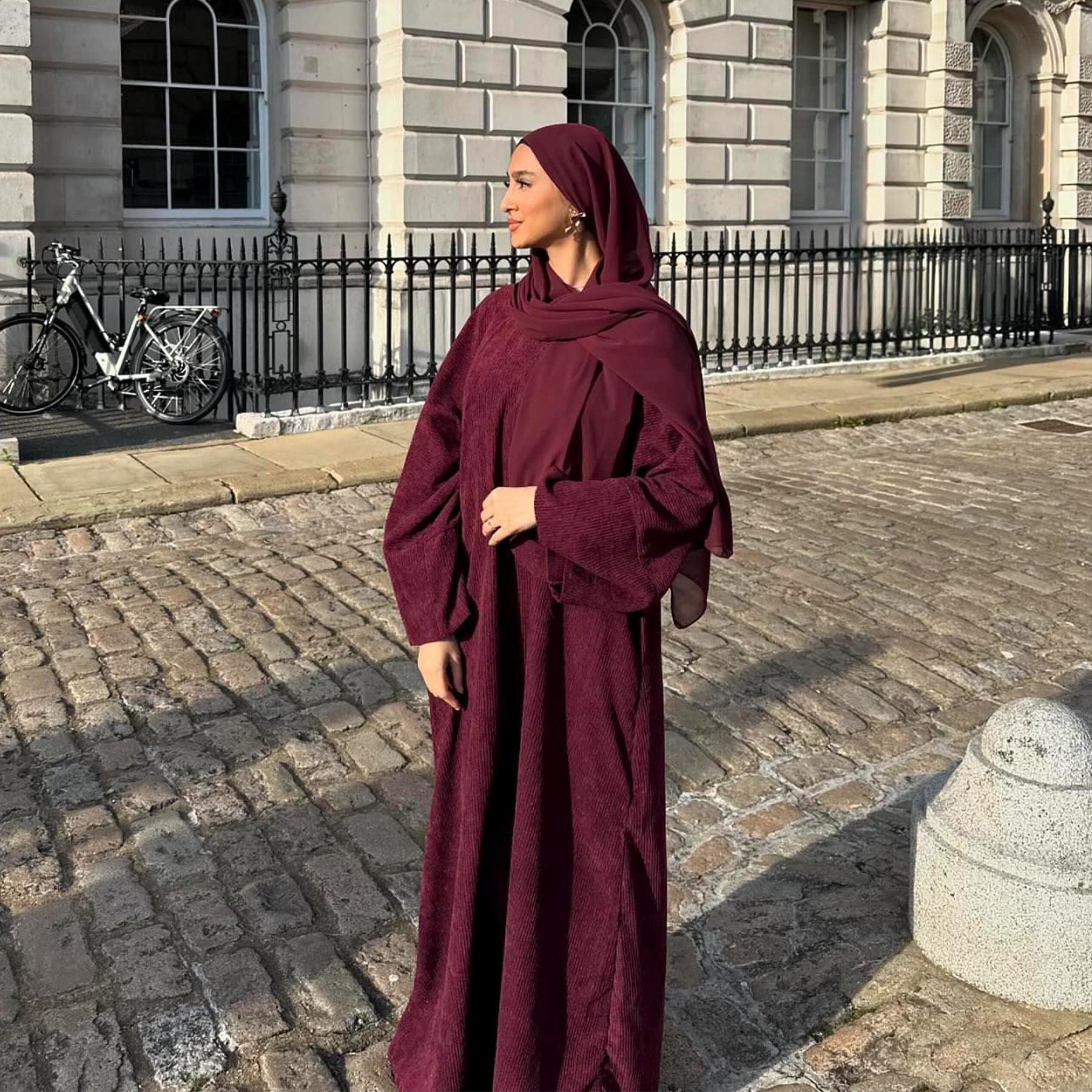 Winter Corduroy Basic Khalisa Abaya (NCA003)