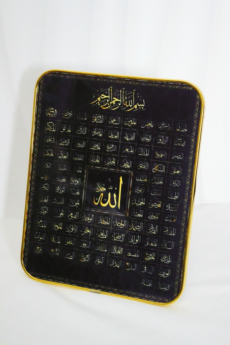 Islamic-Style Crystal Porcelain Decorative Panel – 20×25 cm (NCD003)