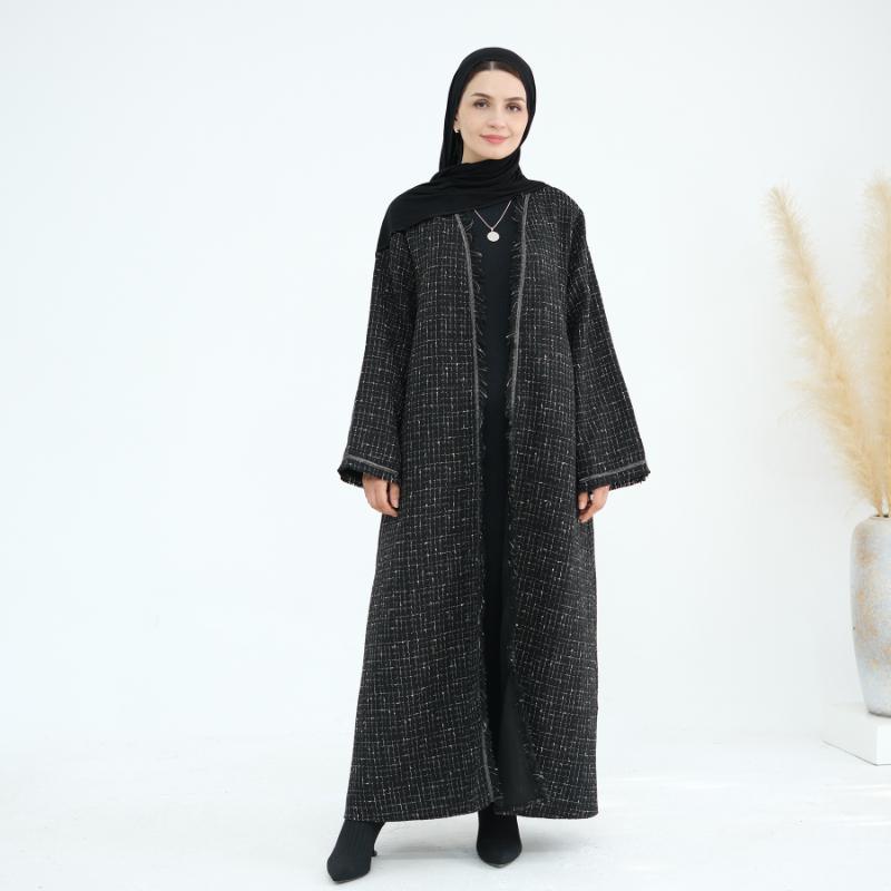 Chic Autumn/Winter Hajna Open Abaya (NCO001)