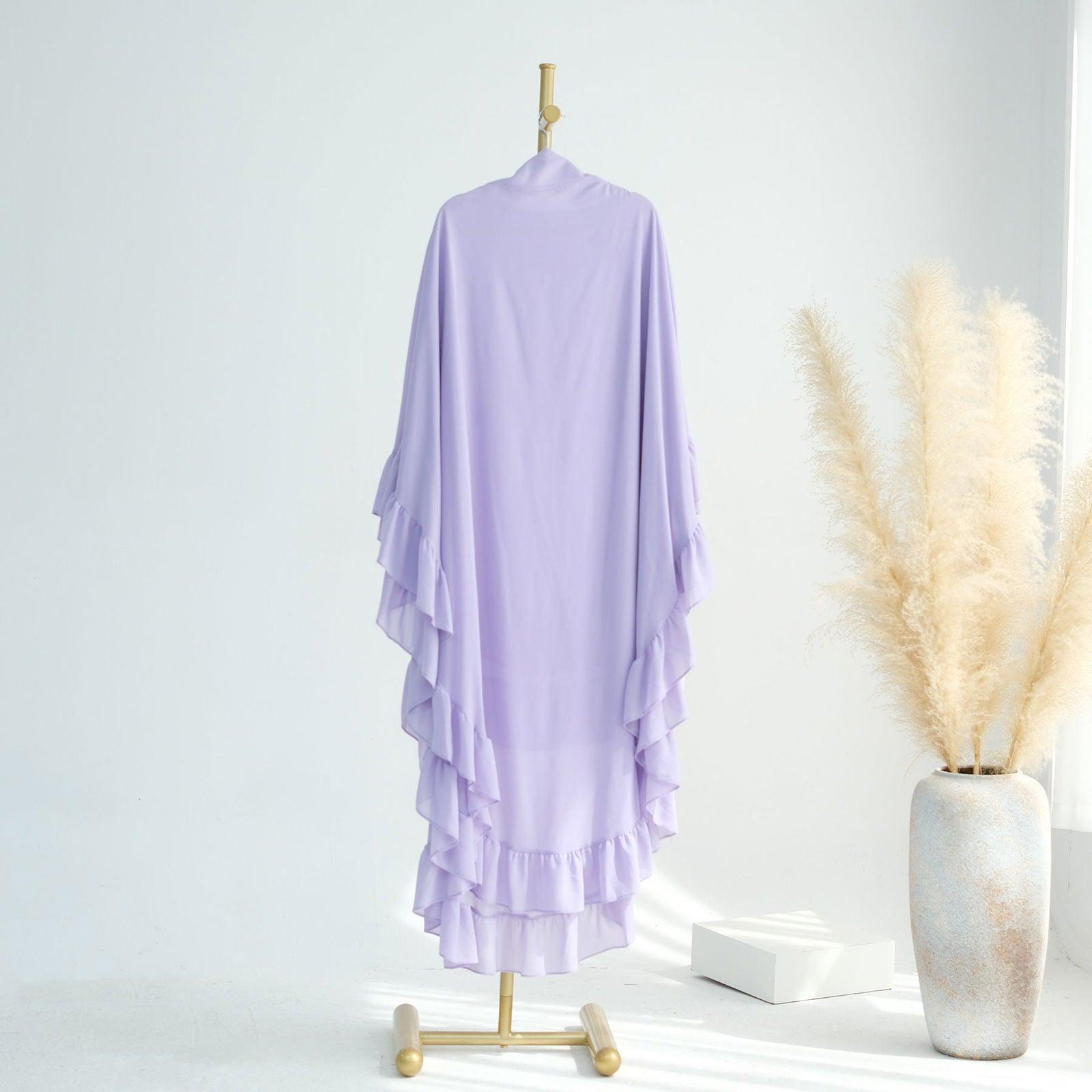 Long Headscarf Chiffon Khimar Abaya Muslim Maxi Hijab - MuMoModesty
