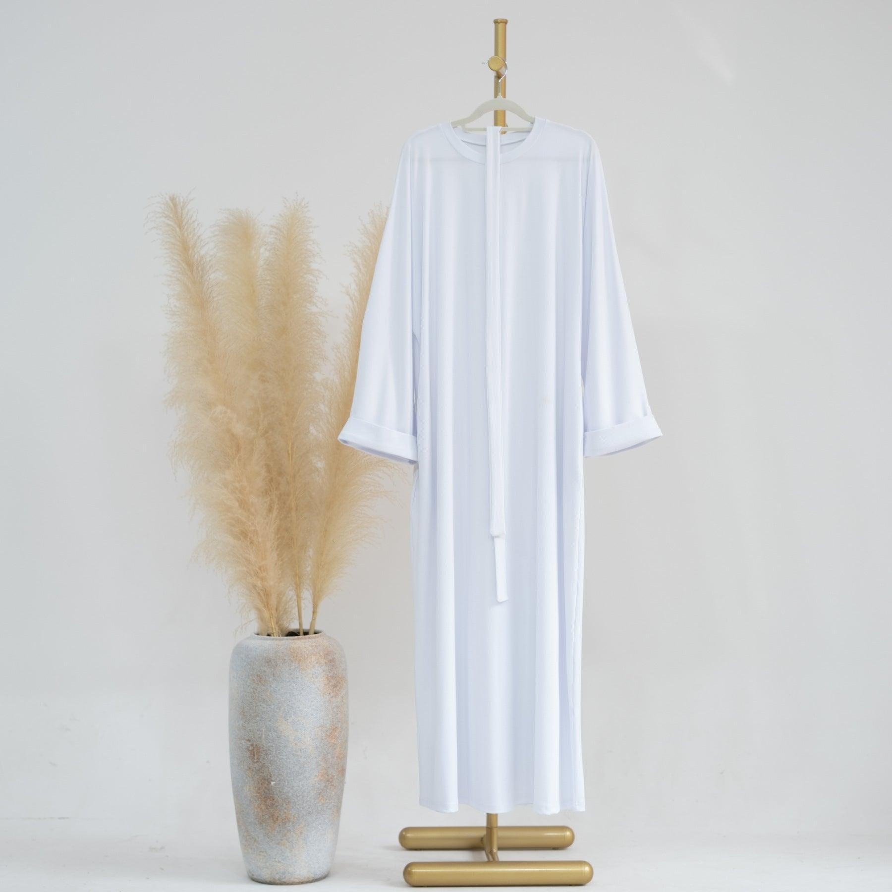 Ribbed Knit Aseela Abaya(NCA002)