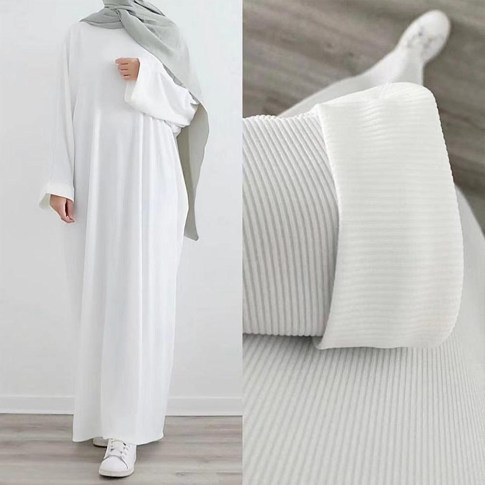 Ribbed Knit Aseela Abaya(NCA002)