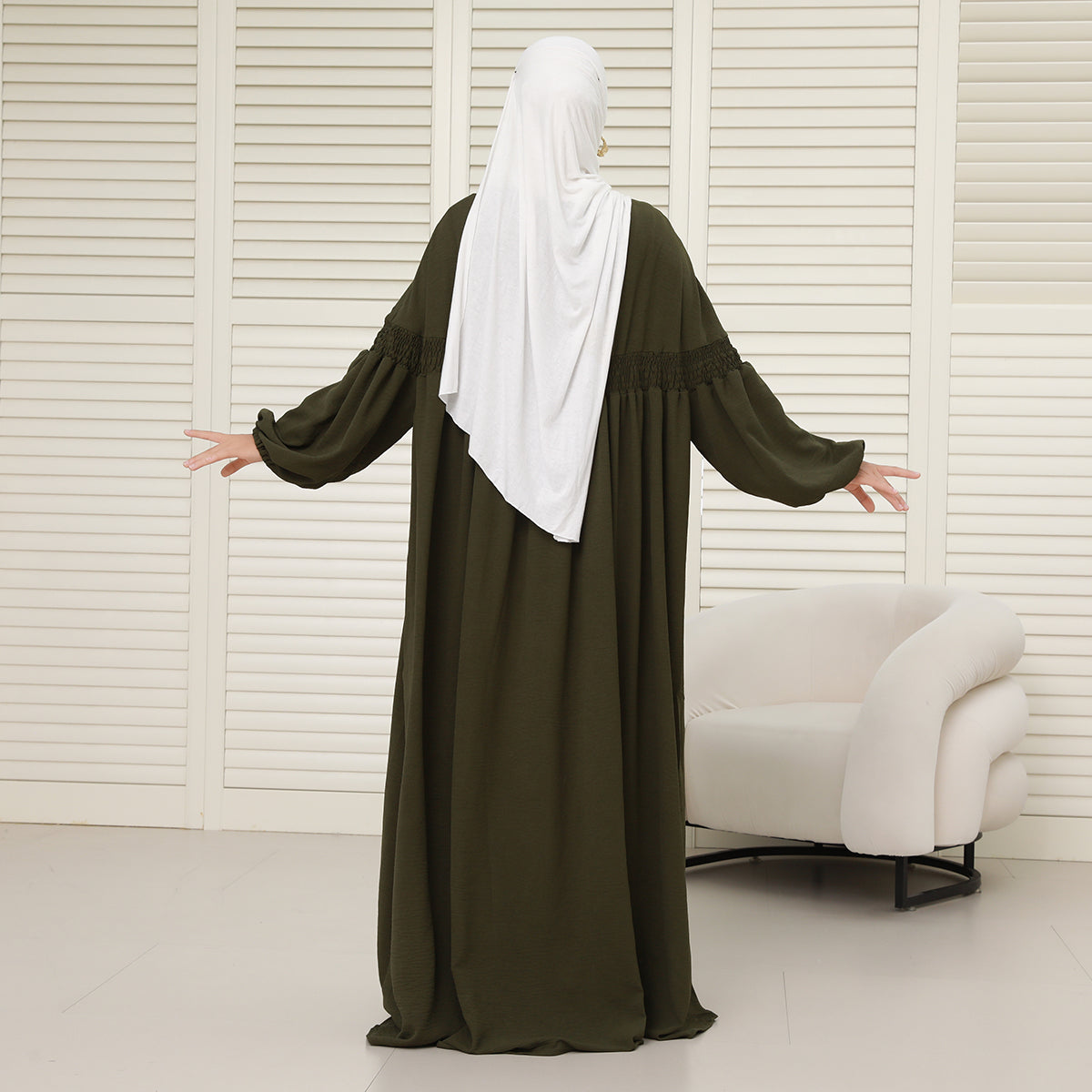 CEY Oversized Modest Abaya – Loose Fit, No Shape, Lightweight Comfort (NCA008)