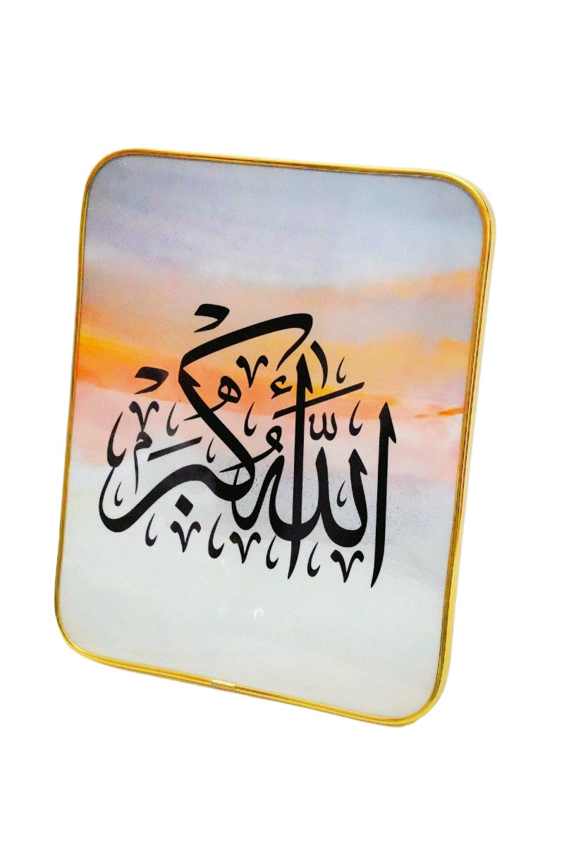Islamic-Style Crystal Porcelain Decorative Panel – 20×25 cm (NCD003)