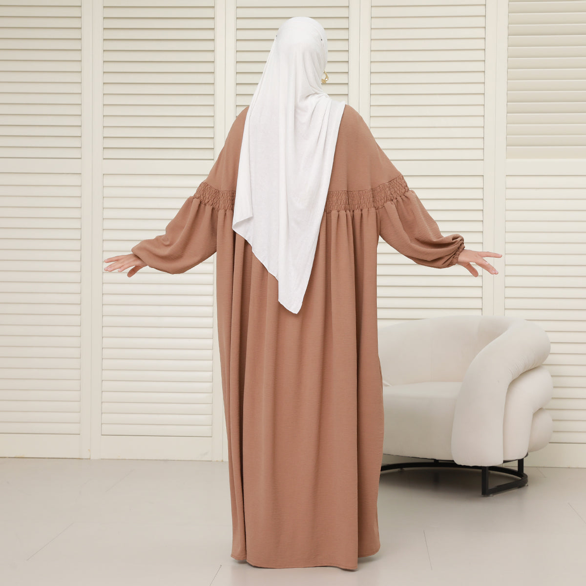 CEY Oversized Modest Abaya – Loose Fit, No Shape, Lightweight Comfort (NCA008)