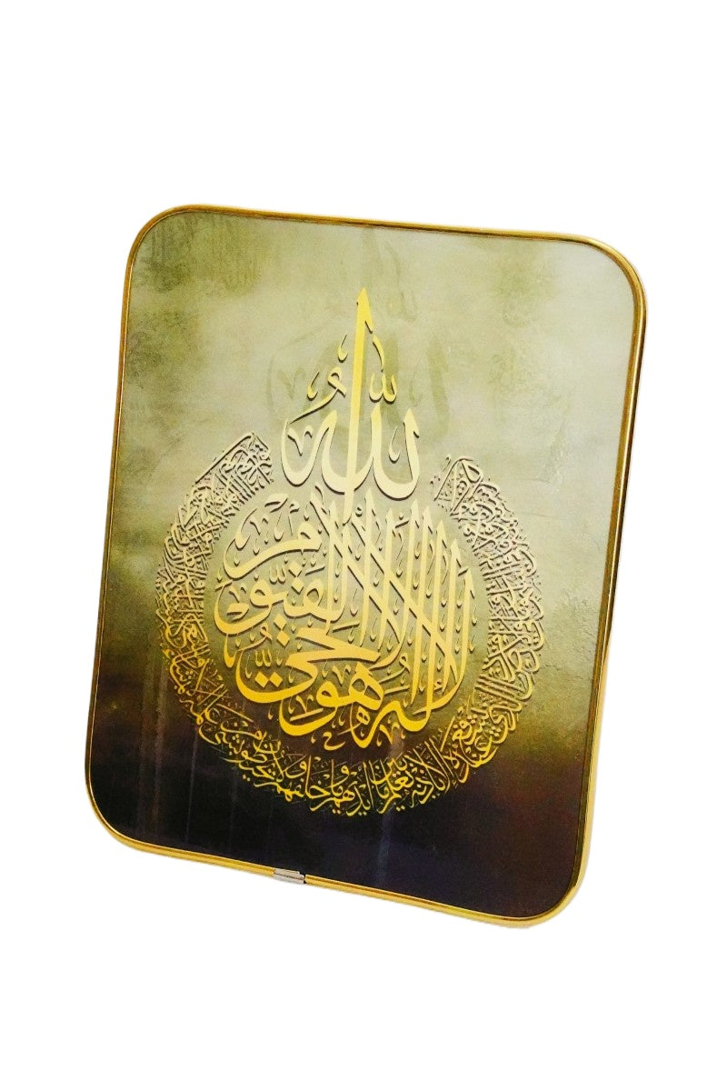 Islamic-Style Crystal Porcelain Decorative Panel – 20×25 cm (NCD003)