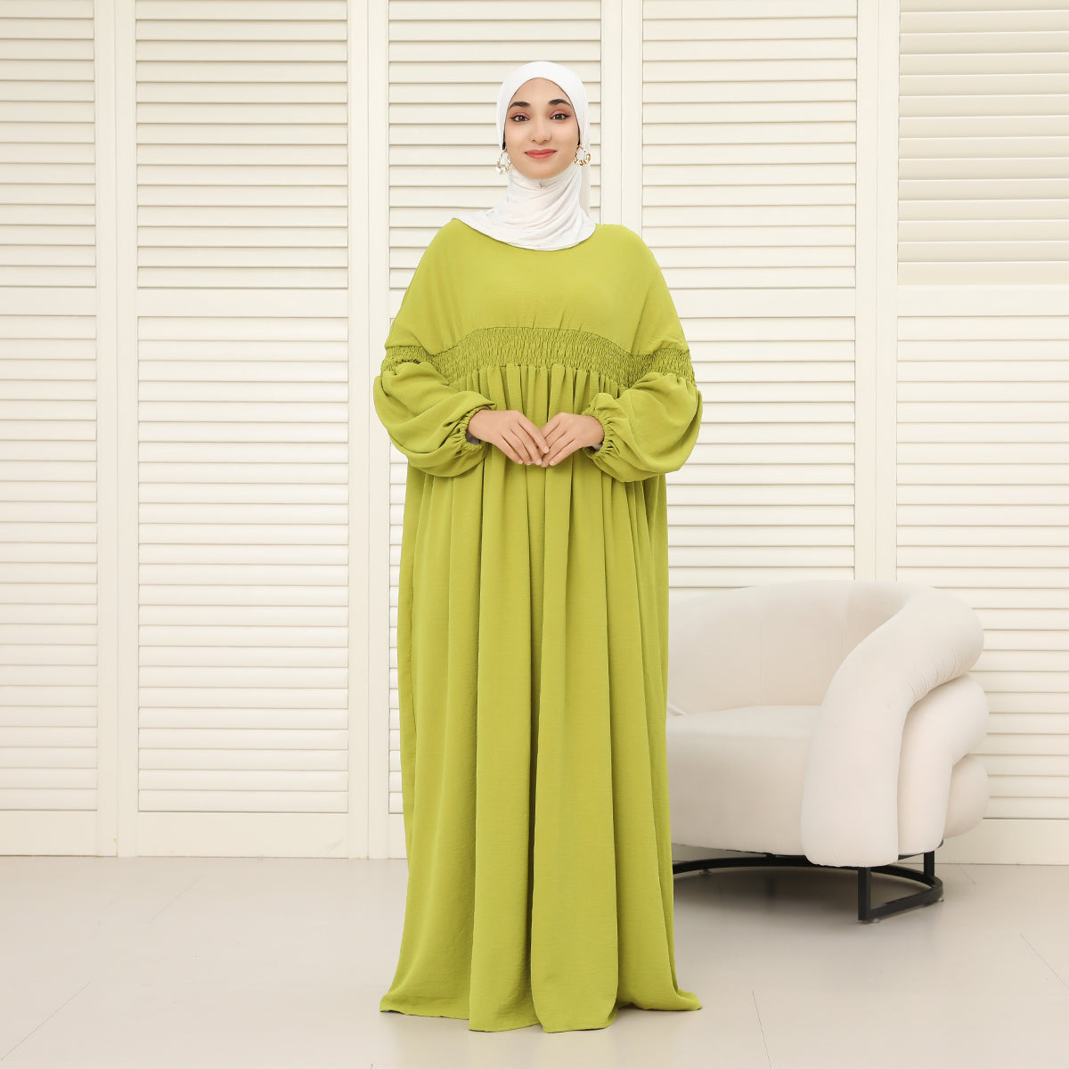 CEY Oversized Modest Abaya – Loose Fit, No Shape, Lightweight Comfort (NCA008)