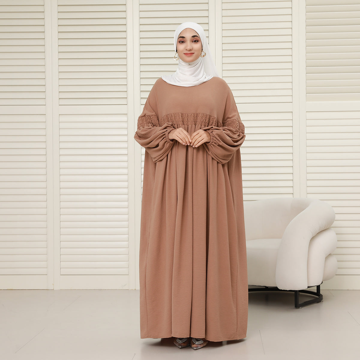 CEY Oversized Modest Abaya – Loose Fit, No Shape, Lightweight Comfort (NCA008)