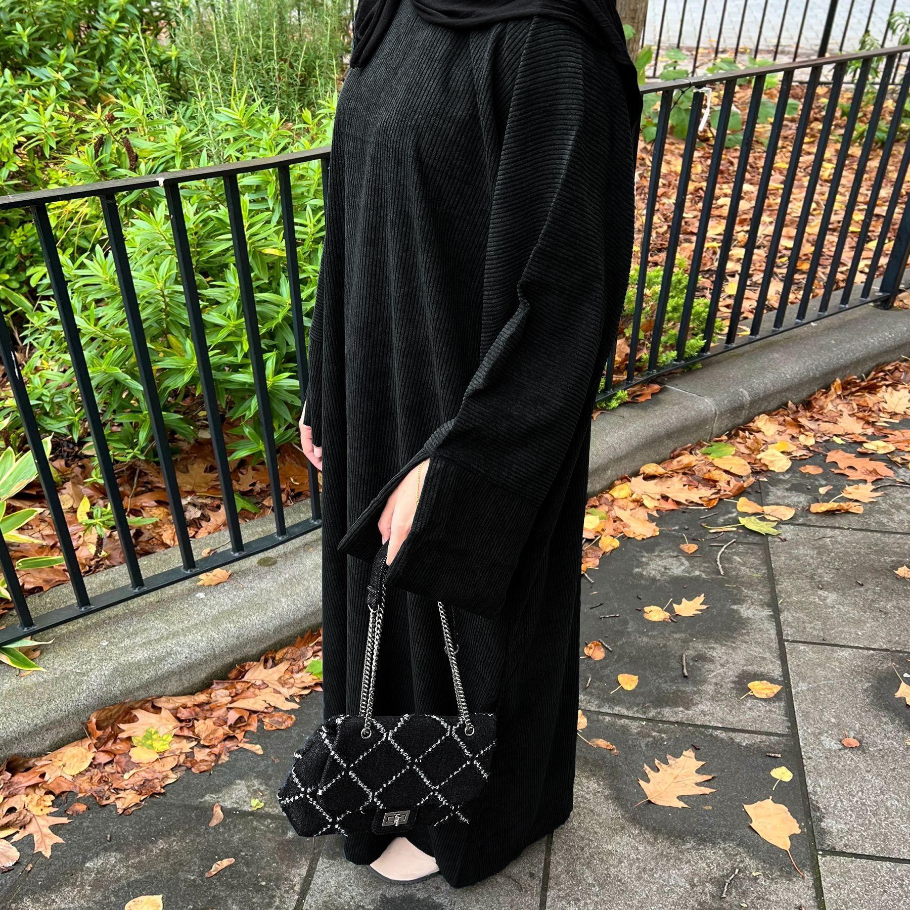 Winter Corduroy Basic Khalisa Abaya (NCA003)