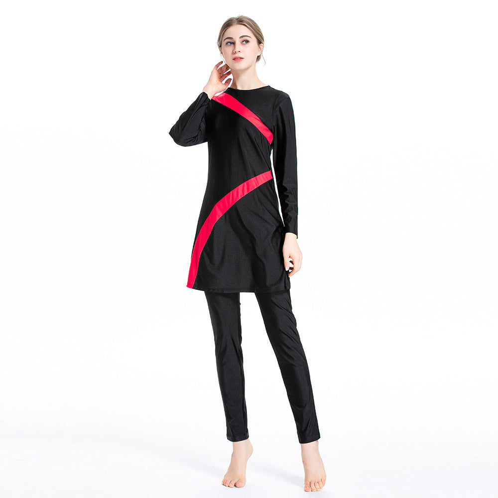 Modest Muslim Sports Burkini – 3-Piece Athletic Swimwear Set for Women