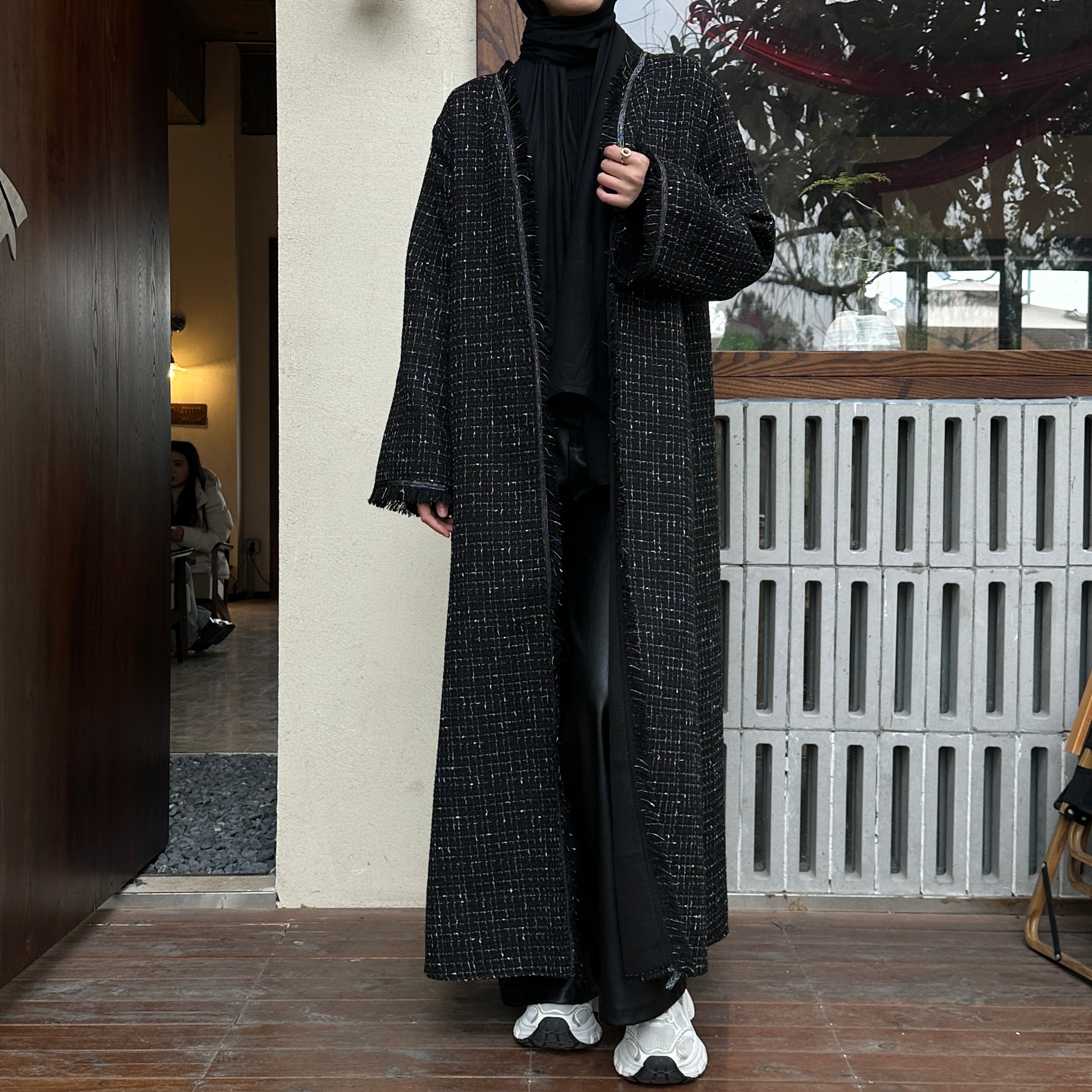 Chic Autumn/Winter Hajna Open Abaya (NCO001)