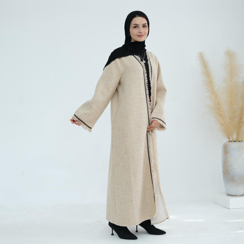 Chic Autumn/Winter Hajna Open Abaya (NCO001)