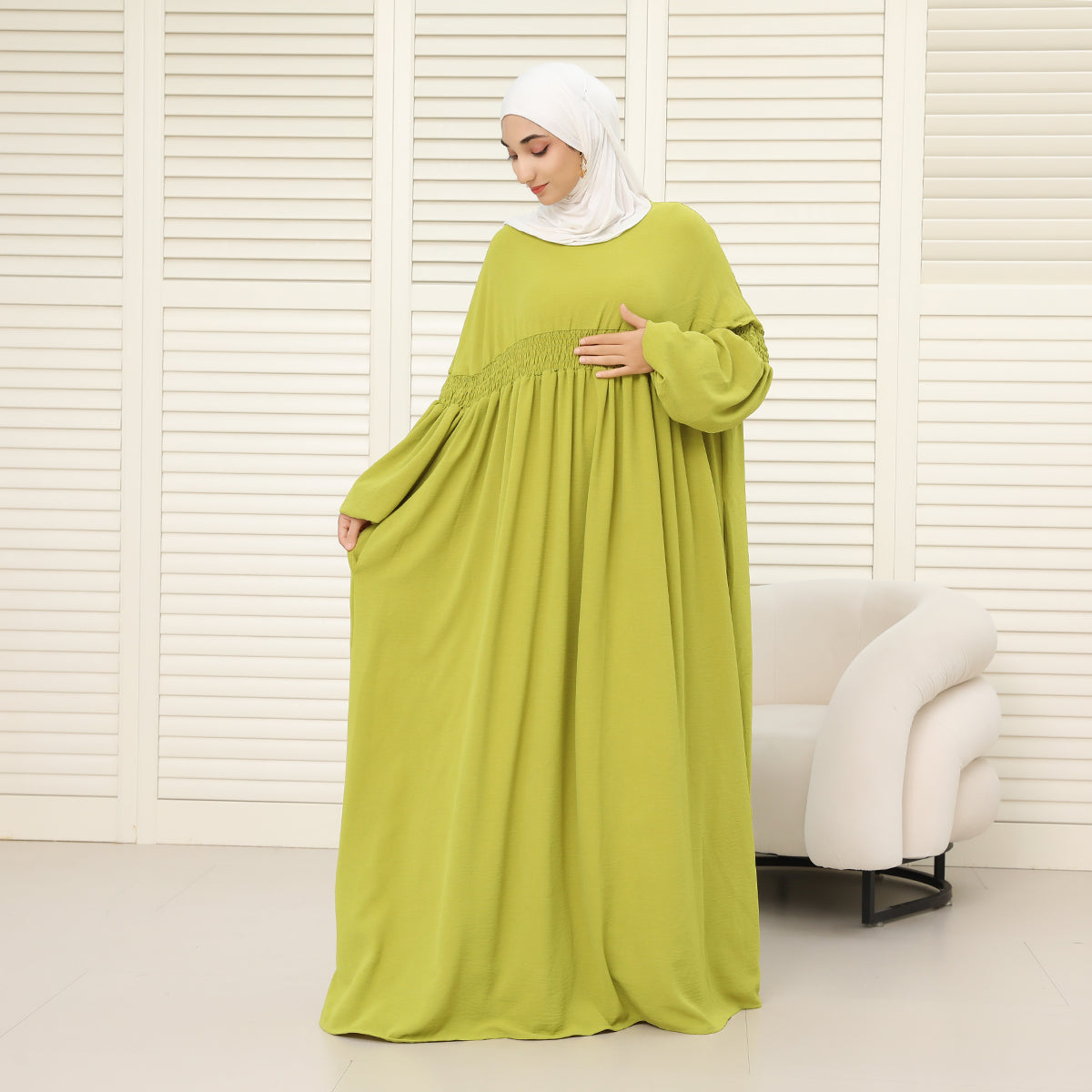 CEY Oversized Modest Abaya – Loose Fit, No Shape, Lightweight Comfort (NCA008)