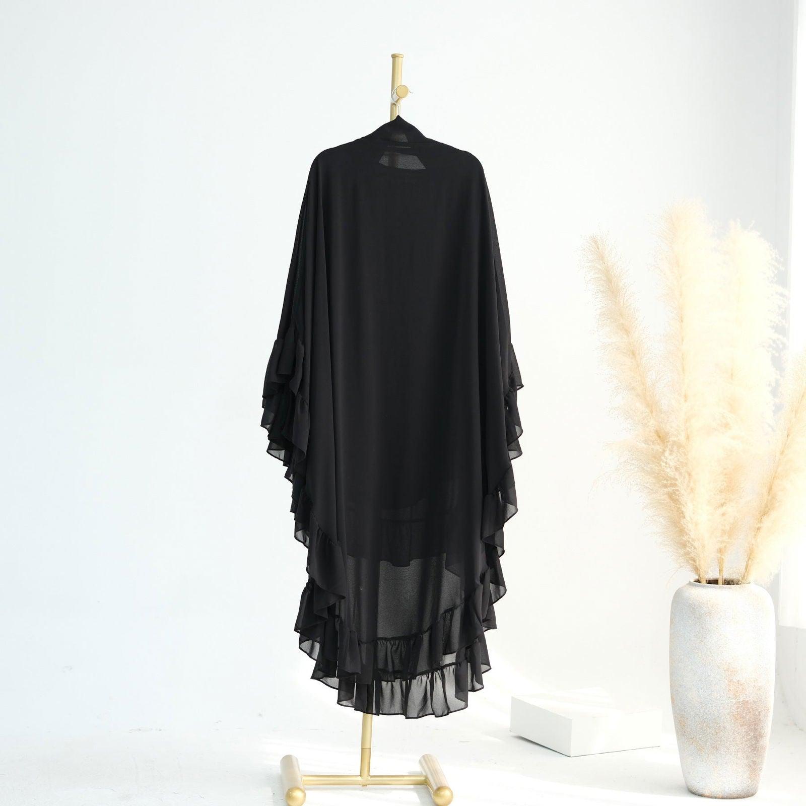 Long Headscarf Chiffon Khimar Abaya Muslim Maxi Hijab - MuMoModesty