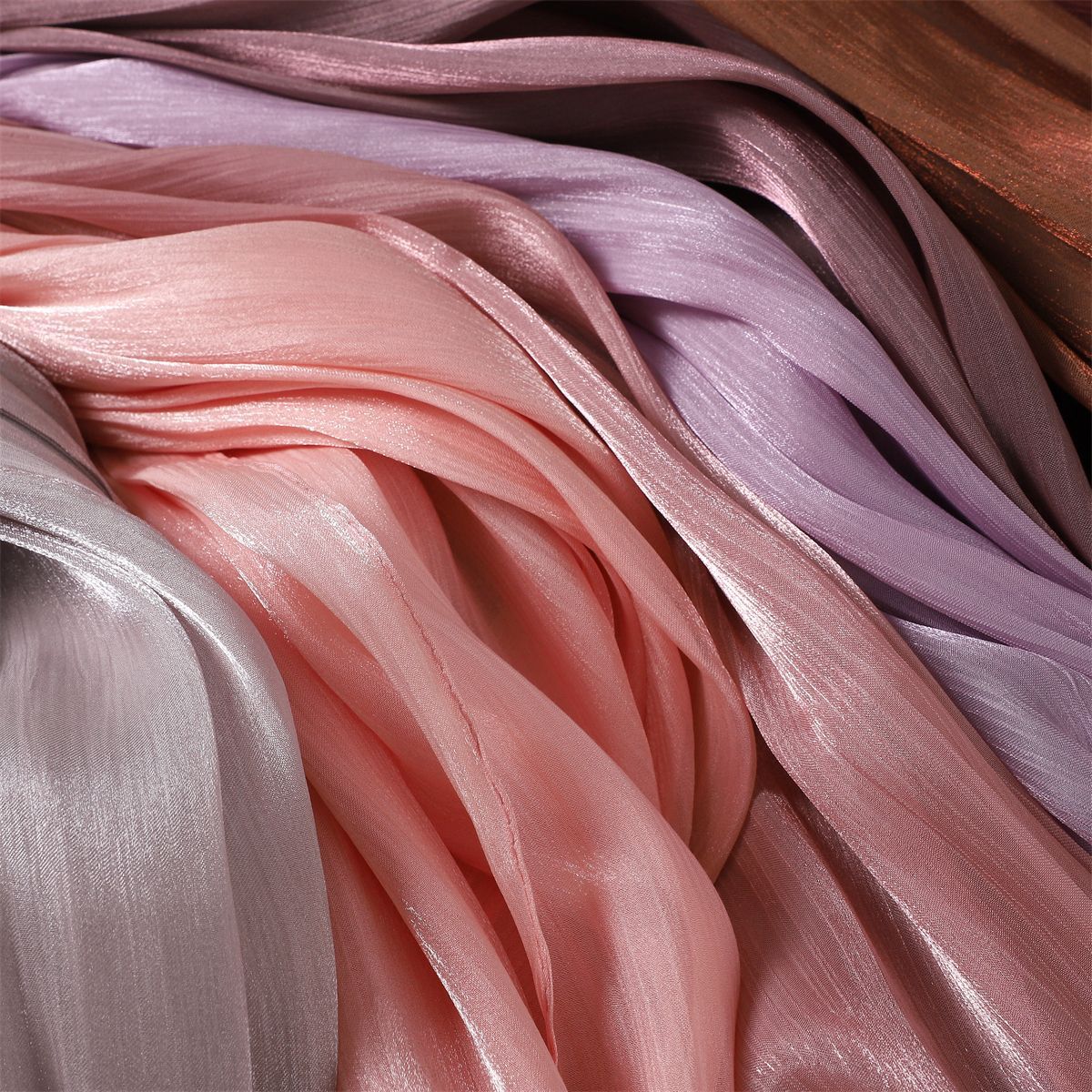 Lightweight Crinkle Satin Scarf Hijab– Polyester Sun‑Protection Shawl (180 × 70 cm, 15 Colors)