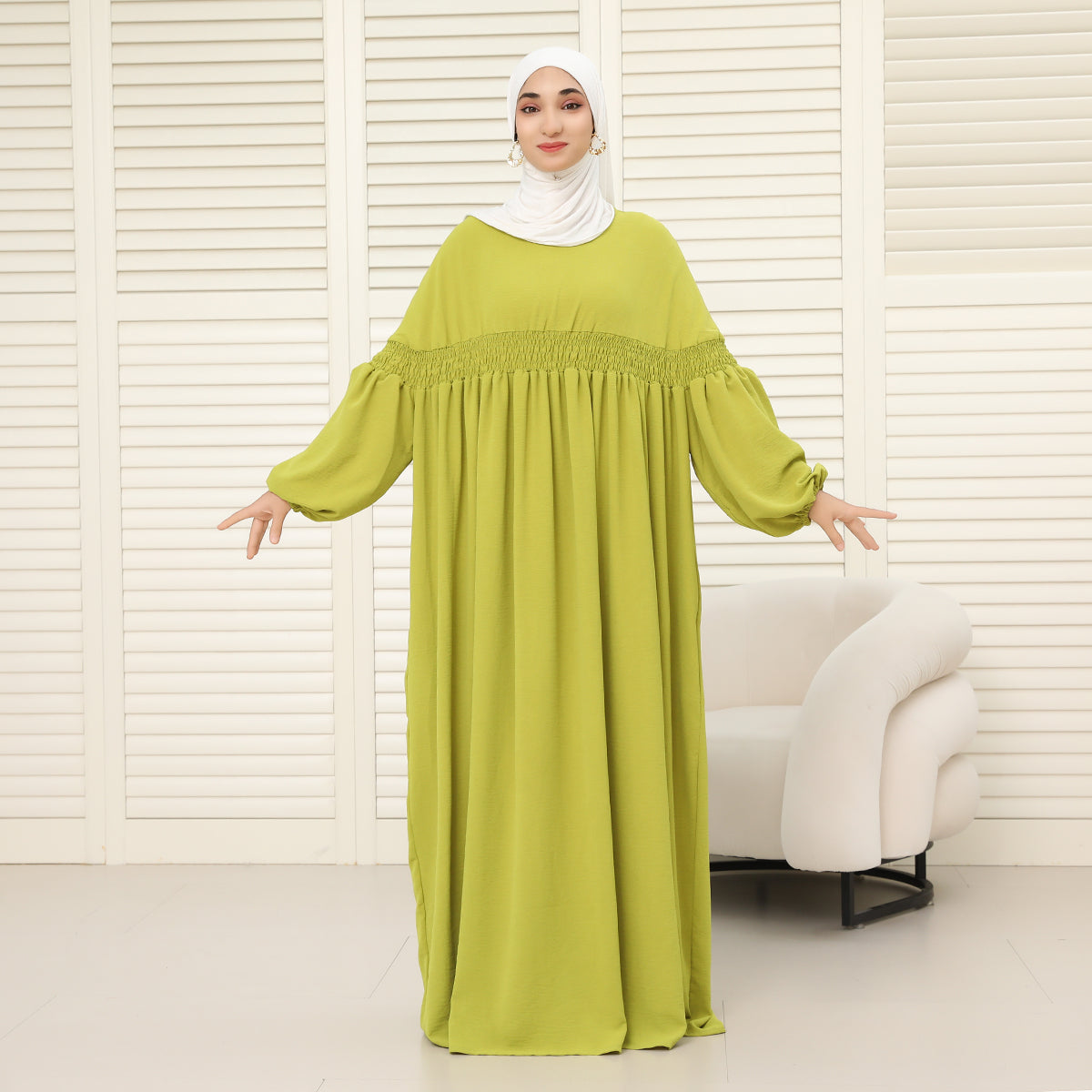 CEY Oversized Modest Abaya – Loose Fit, No Shape, Lightweight Comfort (NCA008)